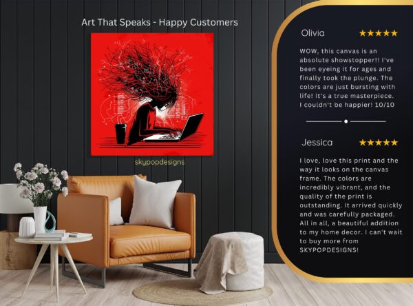 Digital Overload Art