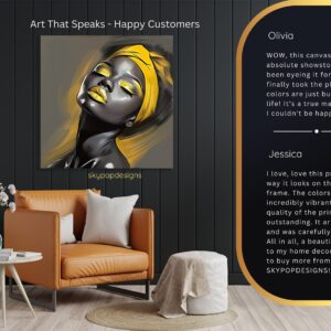 Golden Glow Portrait Art