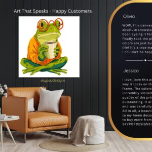Coffee Frog Art