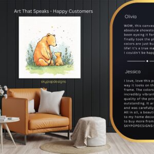 Bear and Cub Art