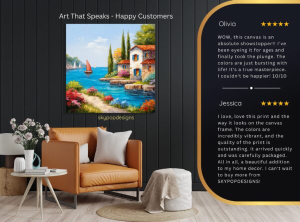 Mediterranean Seaside Retreat Art