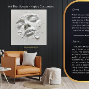 Sculptural Face Art