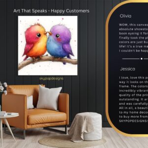 Colorful Birds Art