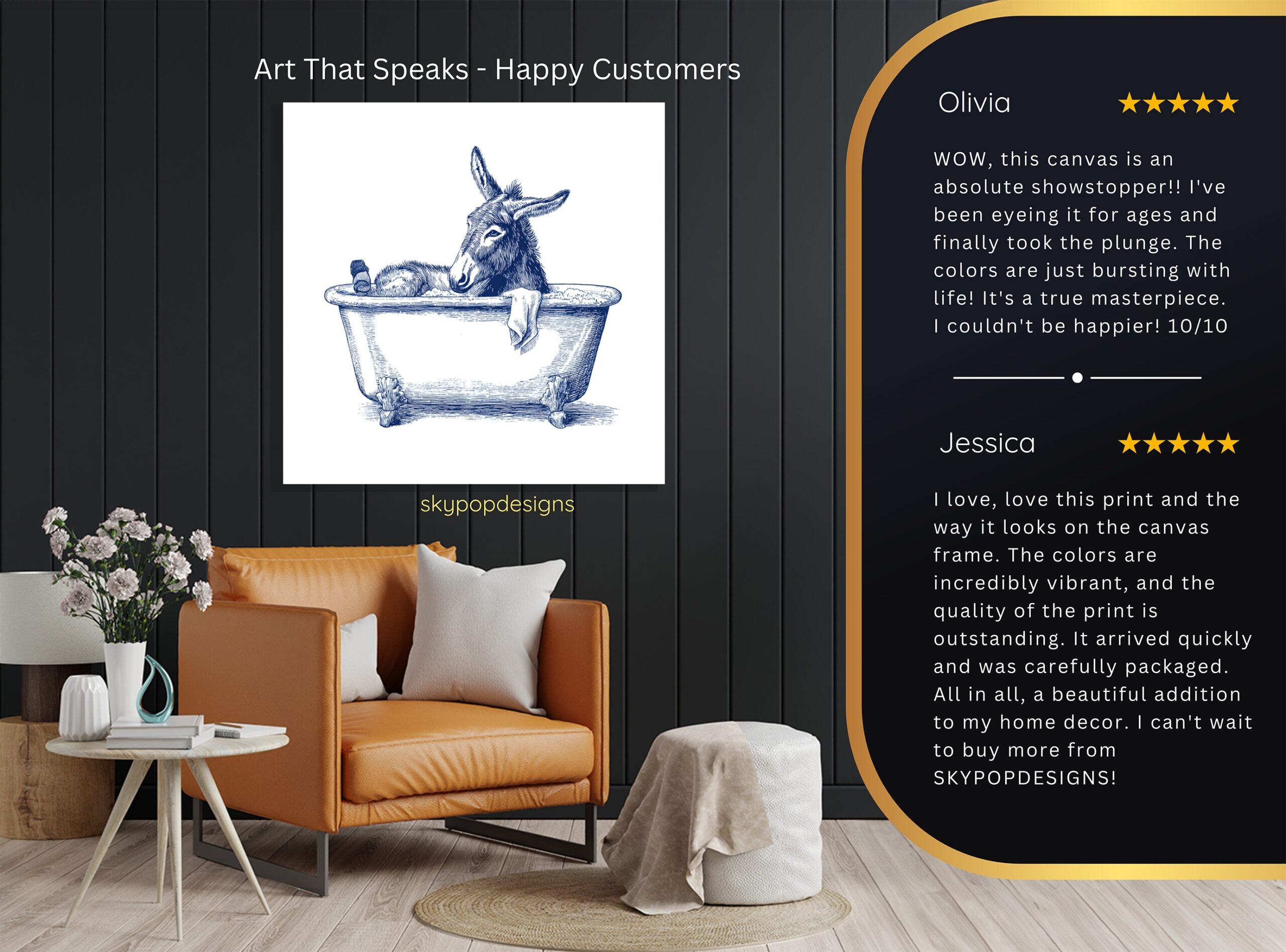 8.jpg Donkey Bath Art