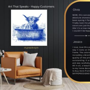 Highland Cow Art