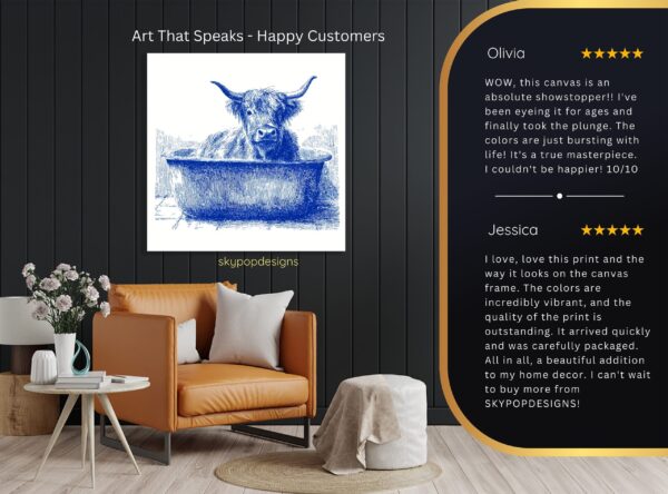 Highland Cow Art
