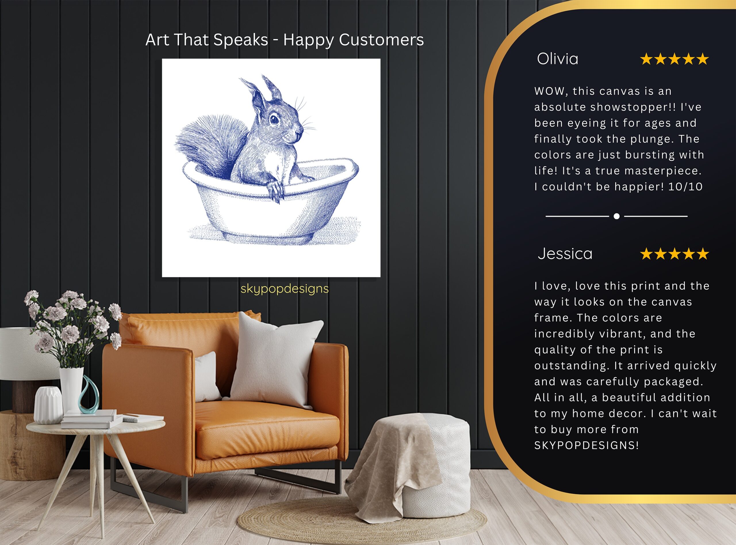 8.jpg Squirrel in Bowl Art