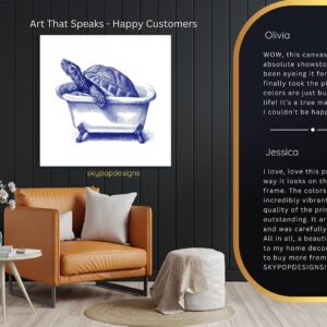 Turtle Bathtub Art