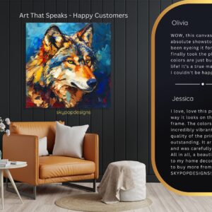 Wolf Portrait Art