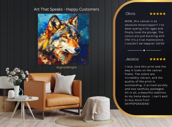 Wolf Portrait Art