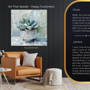 Succulent Serenity Art