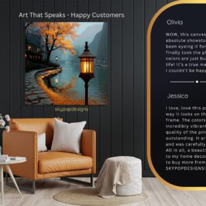 Autumn Lantern Art