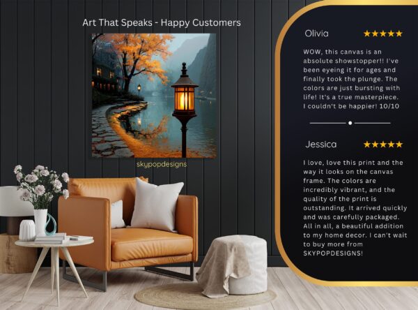 Autumn Lantern Art