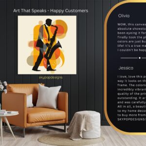 Jazz Saxophone Player Art
