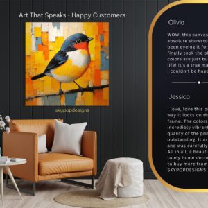 Colorful Bird Art