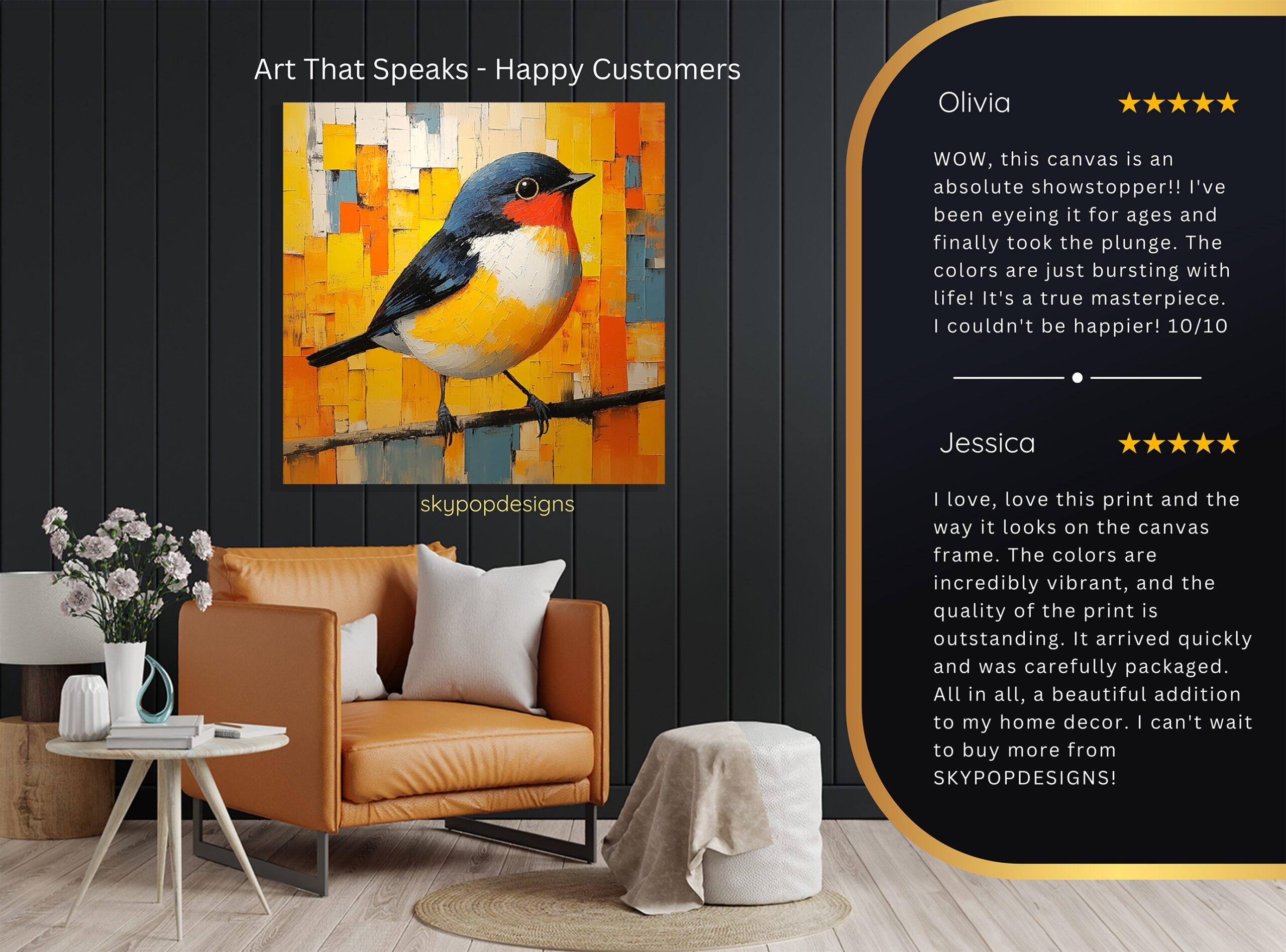 8.jpg Colorful Bird Art