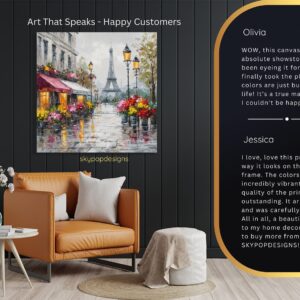Paris Street Scene Art