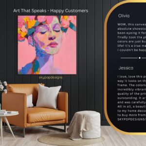 Vibrant Face Art
