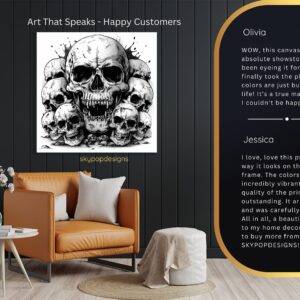 Skull Cluster Art