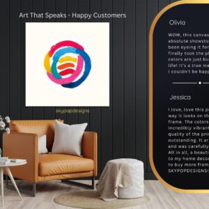 Colorful Circles Art