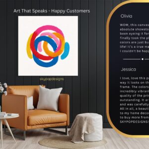 Colorful Swirl Art