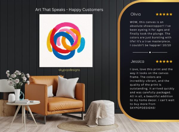Colorful Swirl Art