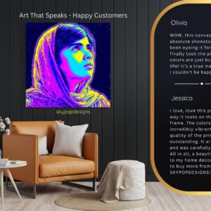 Neon Portrait Art
