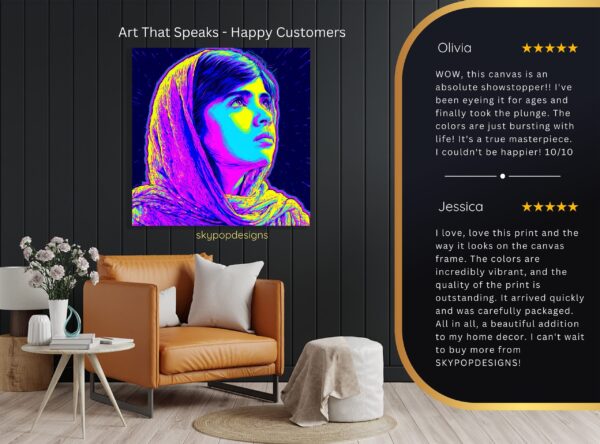 Neon Portrait Art
