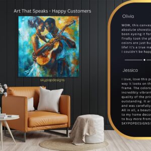 Romantic Guitar Serenade Art