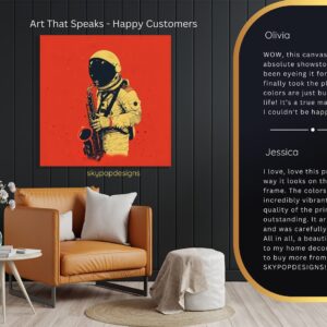 Space Jazz Astronaut Art
