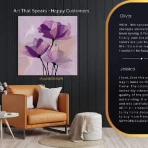 Purple Poppy Art