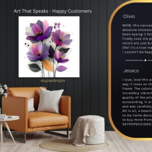 Purple Blossom Art