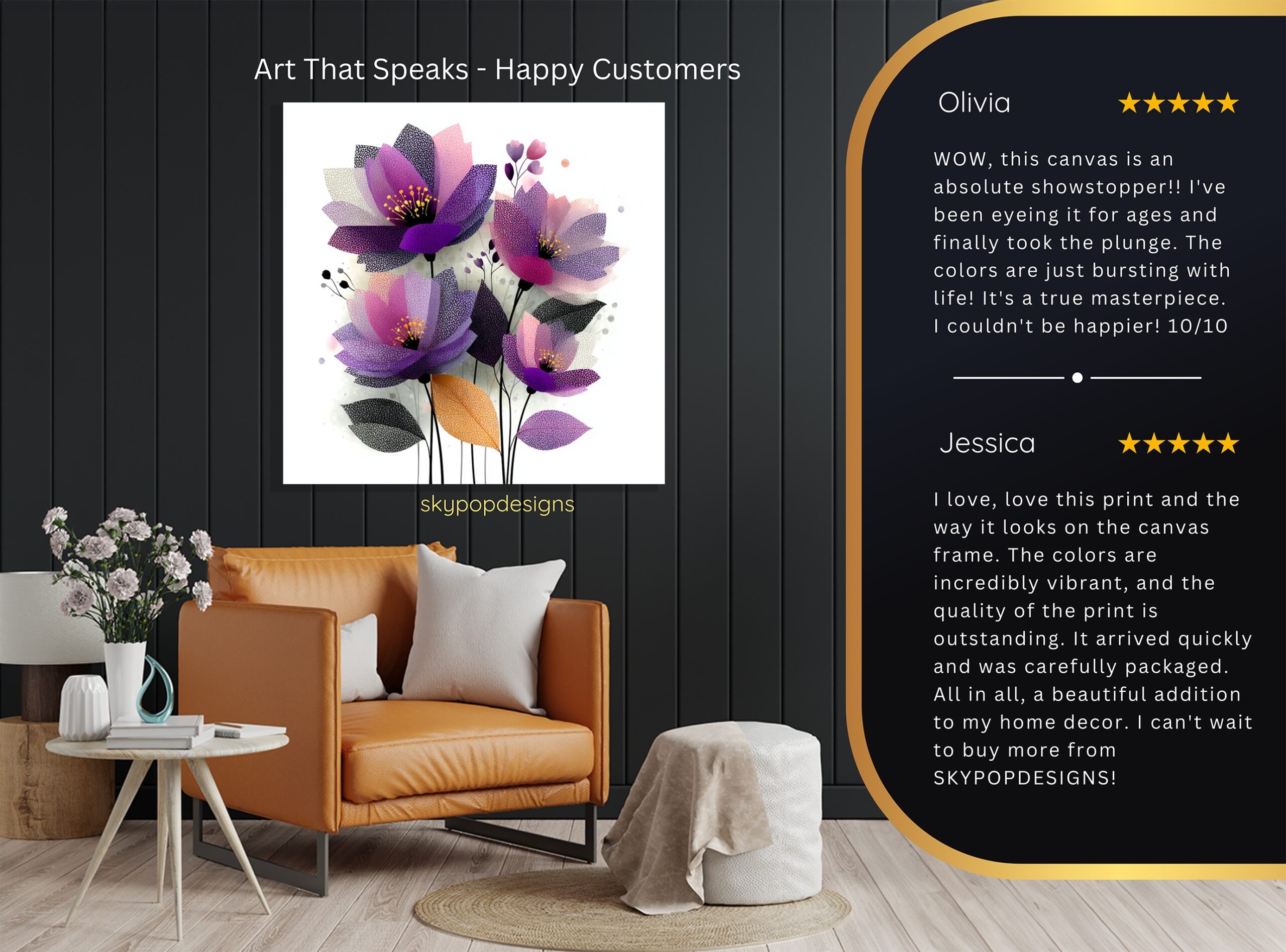 8.jpg Purple Blossom Art