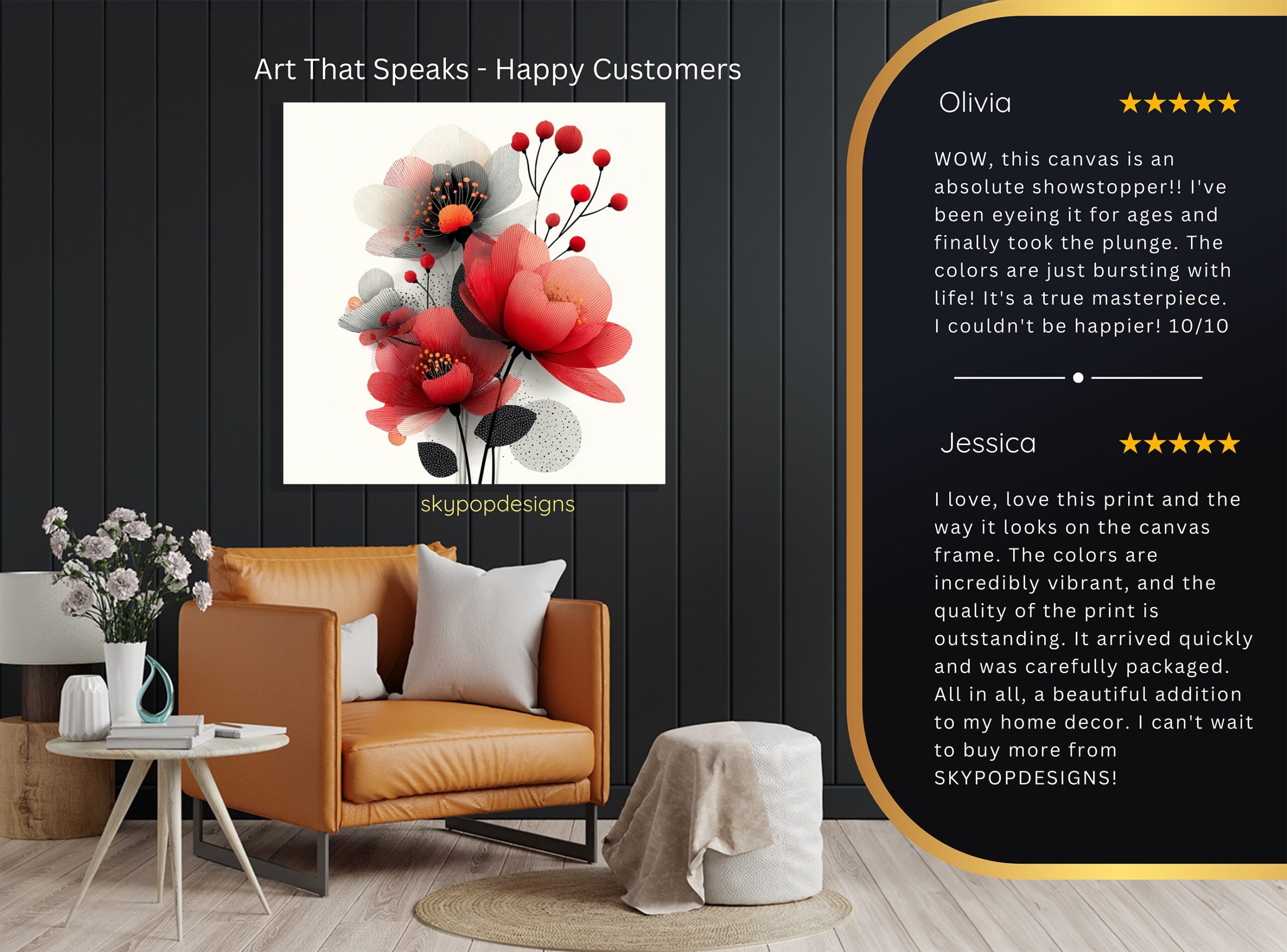 8.jpg Red Poppy Bloom Art