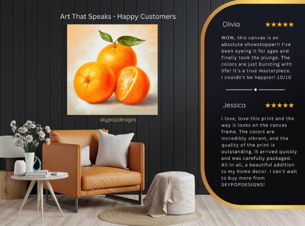 Orange Slice Art