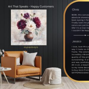 Elegant Peony Bouquet Art