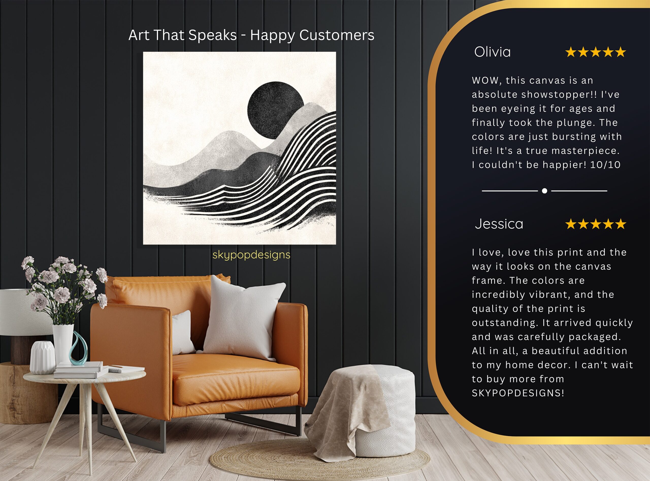 8.jpg Waves and Sun Abstract Art