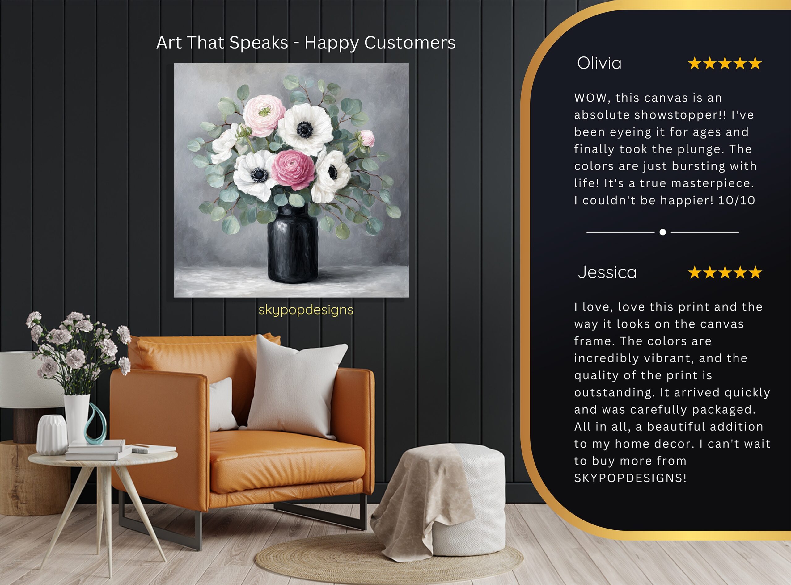 8.jpg Elegant Floral Vase Art