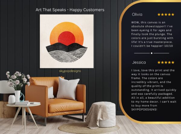 Sunset Horizon Art