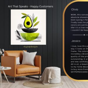 Avocado Bowl Art
