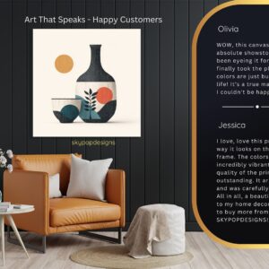 Geometric Vase Art