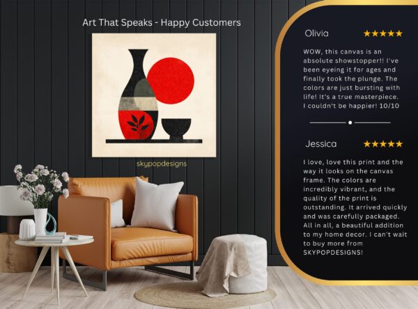 Geometric Vase Art