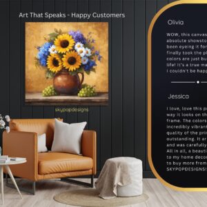 Sunflower Bouquet Art