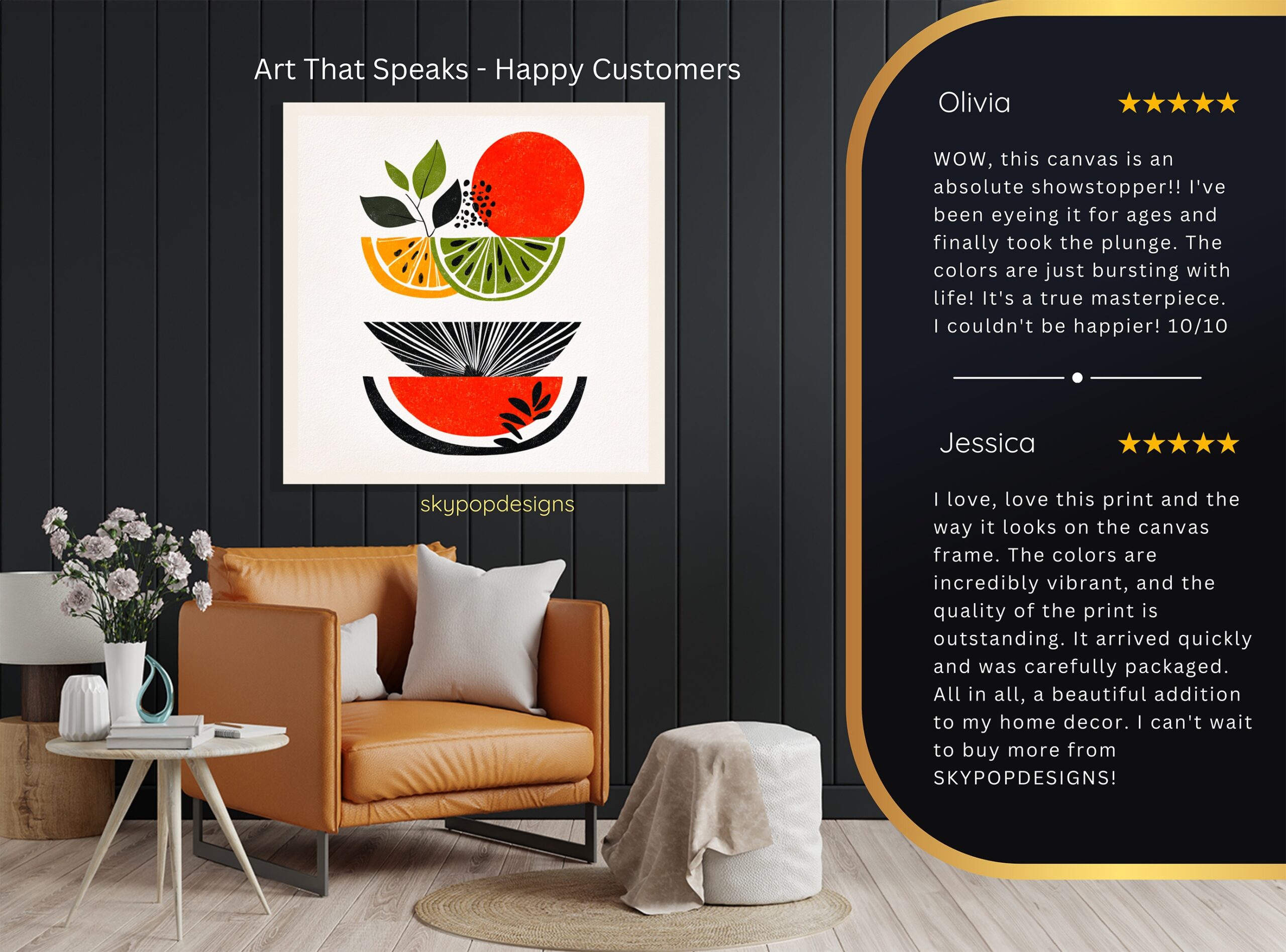 8.jpg Citrus Abstract Bowl Art