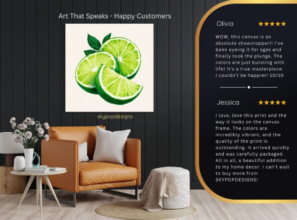 Lime Slice Art