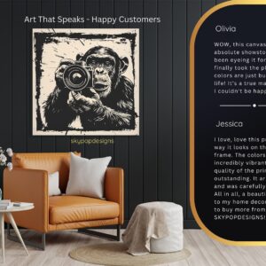 Chimp Wall Art
