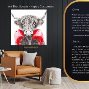 Highland Cow Art