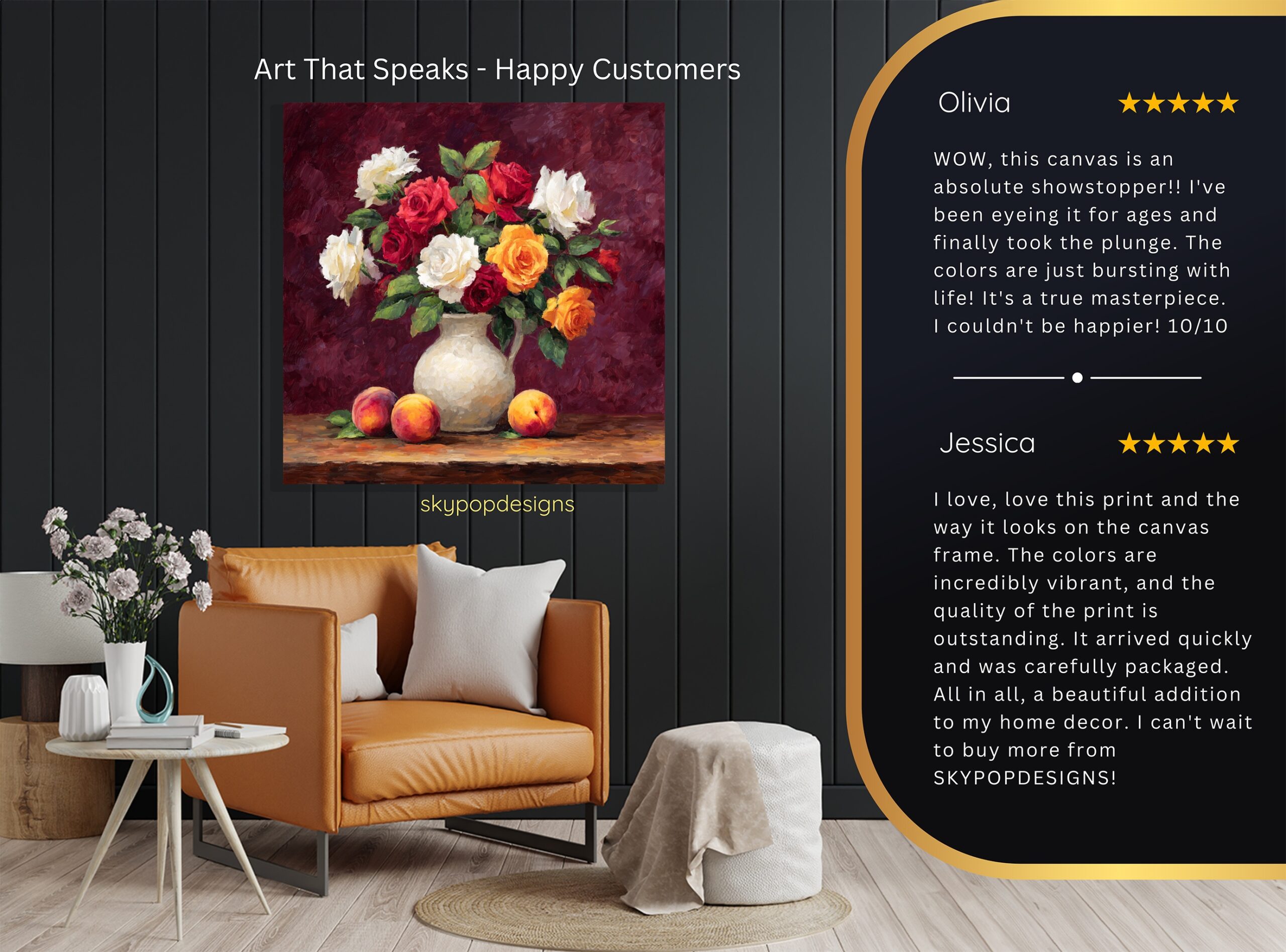 8.jpg Vibrant Rose Bouquet Art