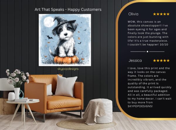 Halloween Puppy Art