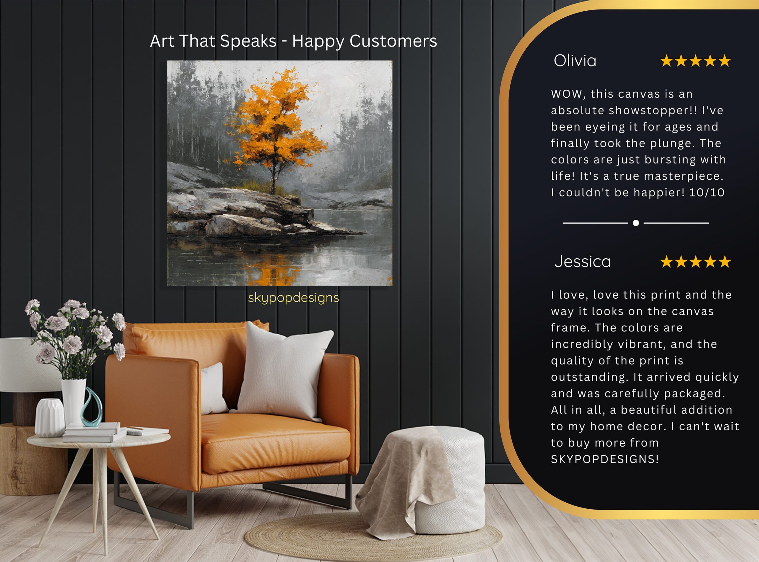 8.jpg Autumn Tree Reflection Art